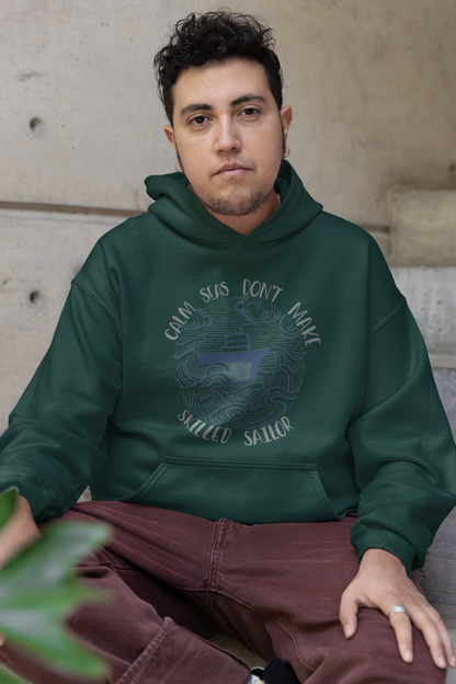 "Calm seas" Hooded sweatshirt